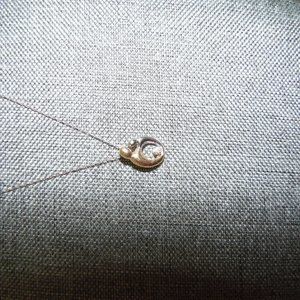 Kaynar Mother and child pendant 14K yellow gold and white gold with DIAMOND. EUC